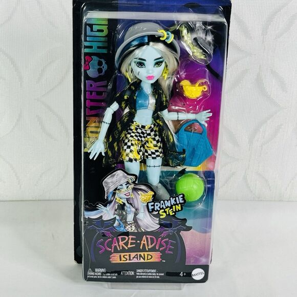 Mattel Monster High Scare-adise Island Frankie Stein Fashion Doll Box Damaged - Picture 2 of 7